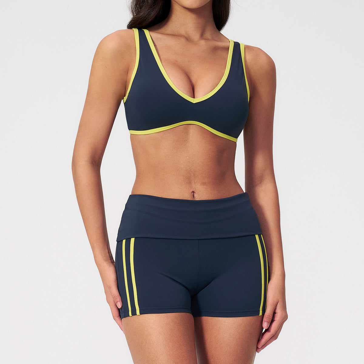 Conjunto de ropa deportiva con efecto levanta glúteos para mujer al por mayor