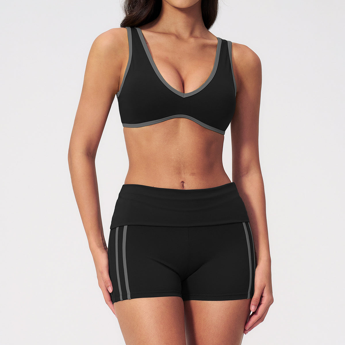 Conjunto de ropa deportiva con efecto levanta glúteos para mujer al por mayor