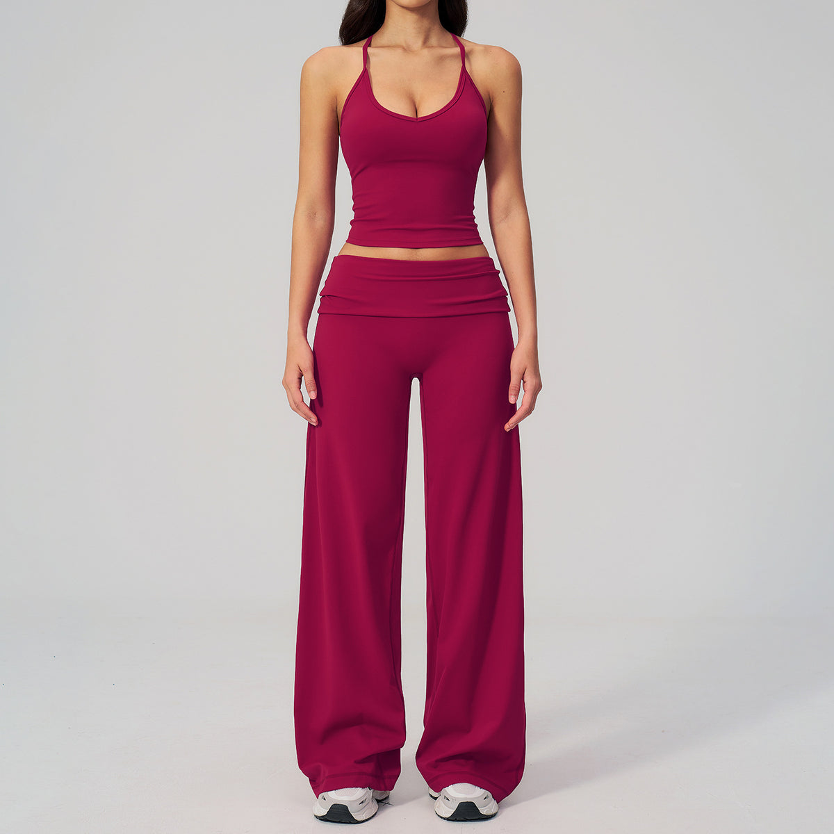 Conjunto de ropa deportiva esencial para mujer al por mayor