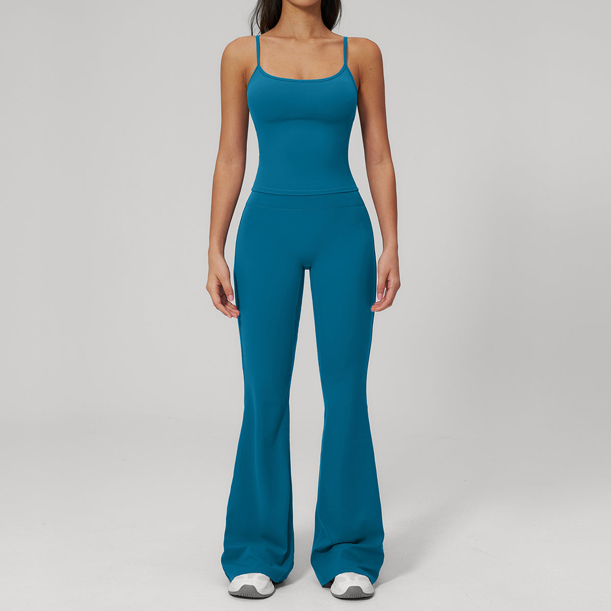 Conjunto de ropa deportiva elástica para mujer al por mayor