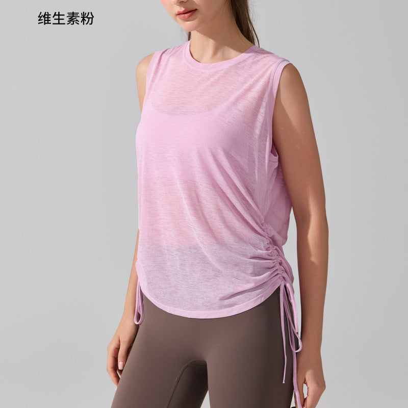Camisetas de gimnasio sin mangas para mujer al por mayor