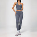 Conjunto de ropa deportiva elástica para mujer al por mayor