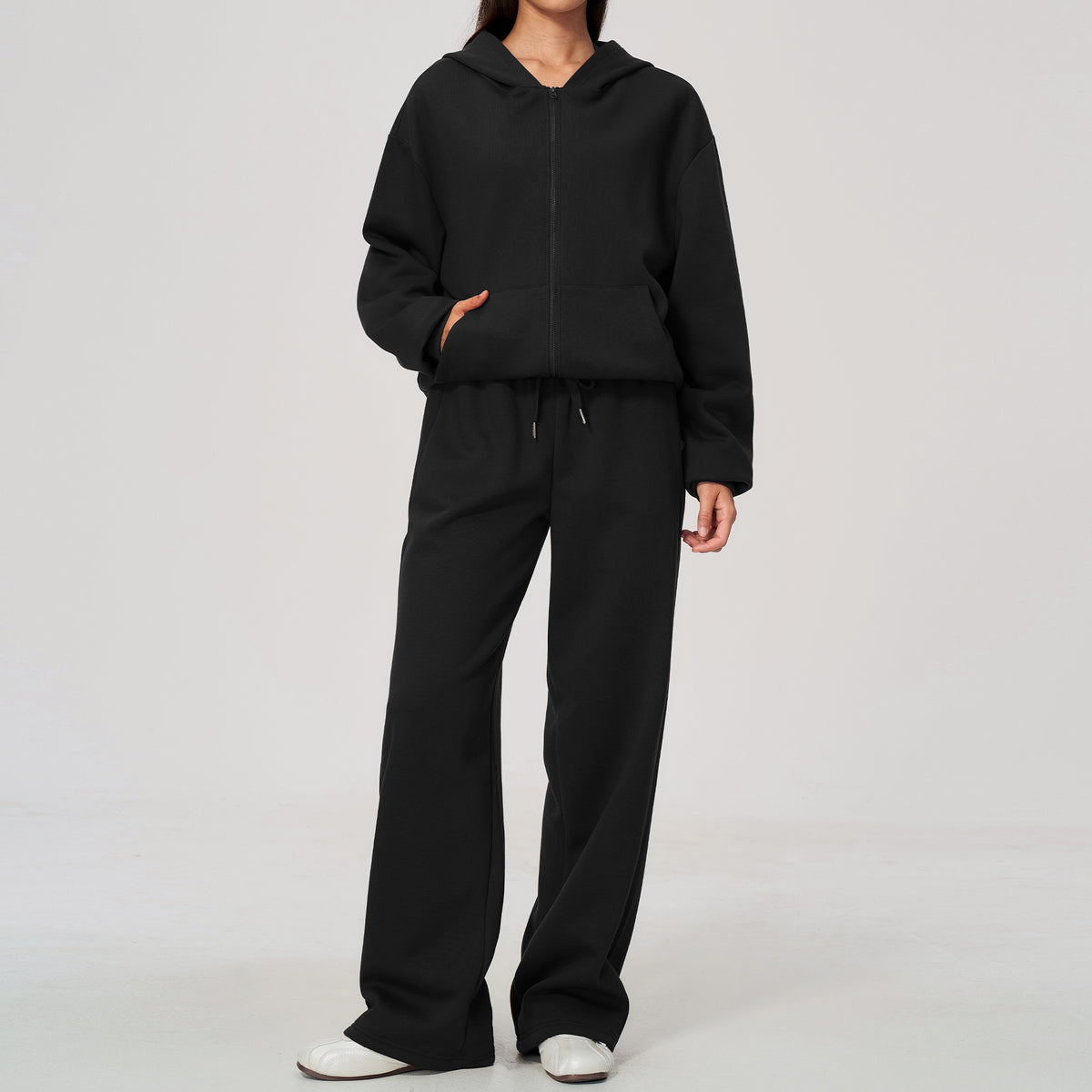 Conjunto de ropa deportiva Celeste Flow para mujer al por mayor