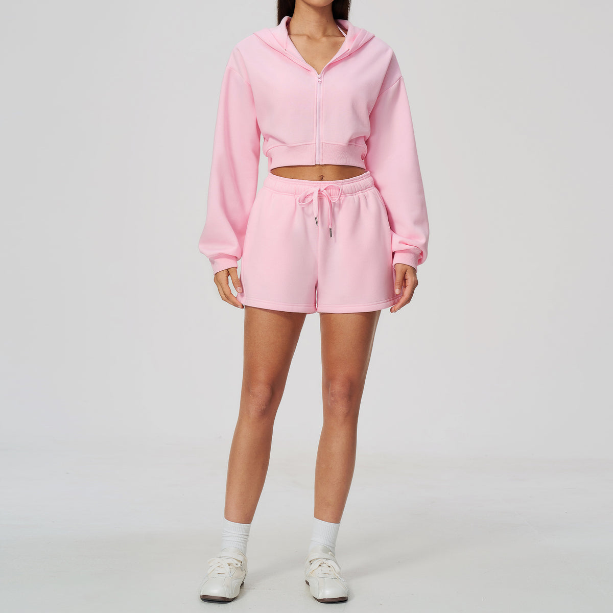 Conjunto deportivo moldeador Celeste para mujer al por mayor