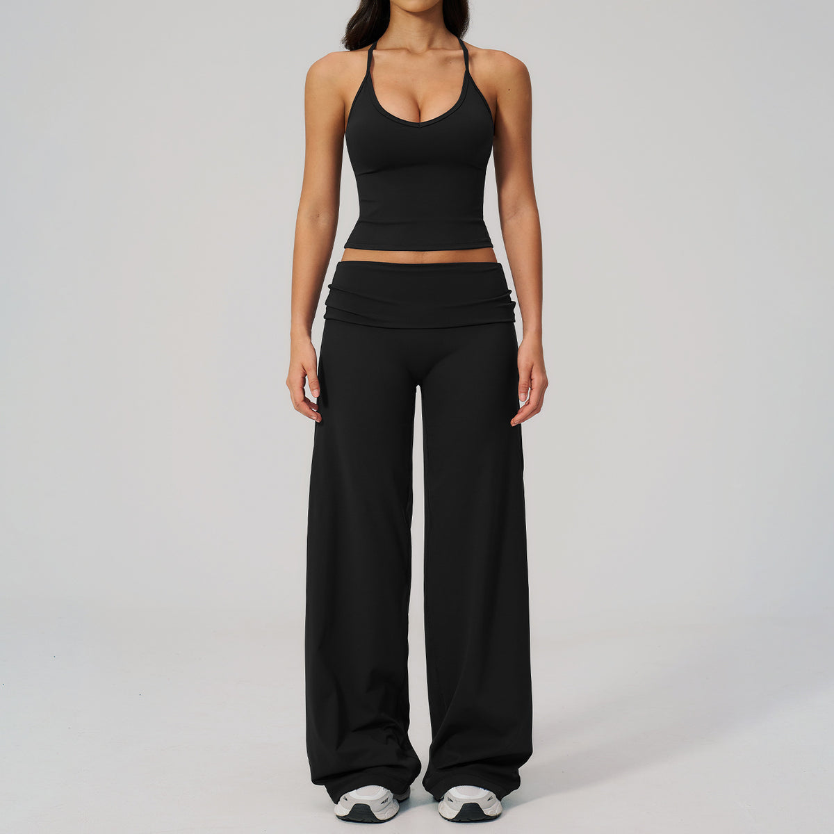 Conjunto de ropa deportiva esencial para mujer al por mayor