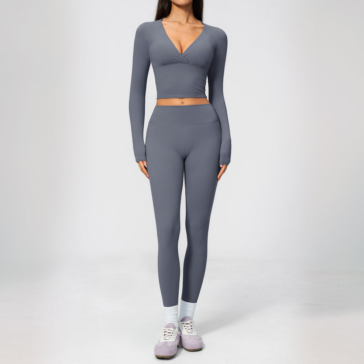 Conjunto de ropa deportiva ligera para mujer al por mayor