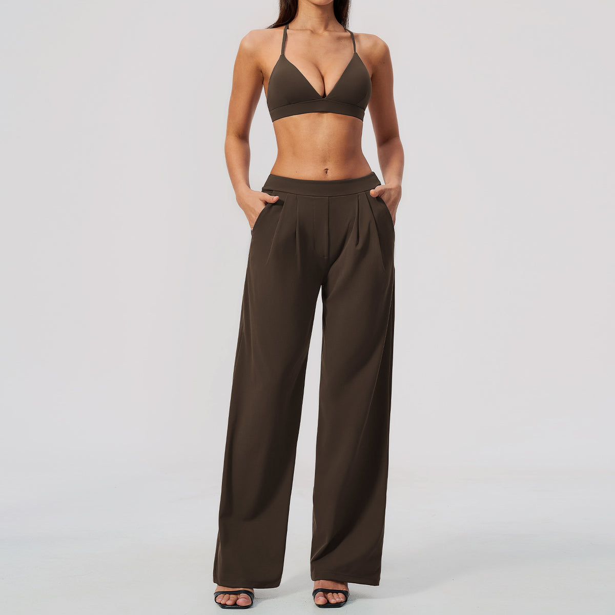 Conjunto de ropa deportiva de alto rendimiento Luna para mujer al por mayor
