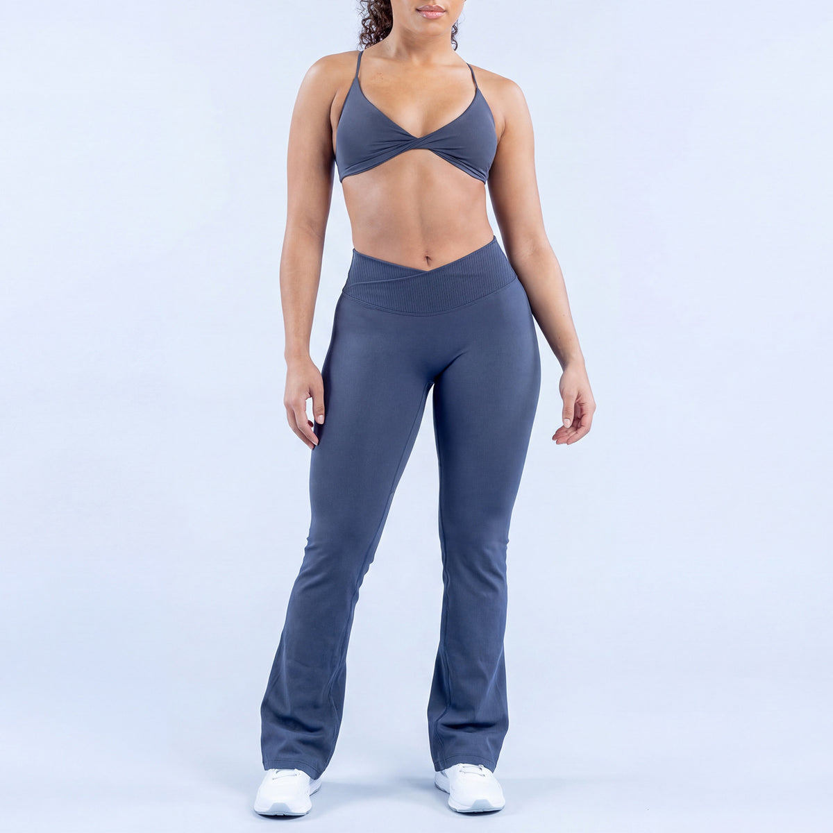 Conjunto de pantalones largos de ropa deportiva de uso diario para mujer al por mayor