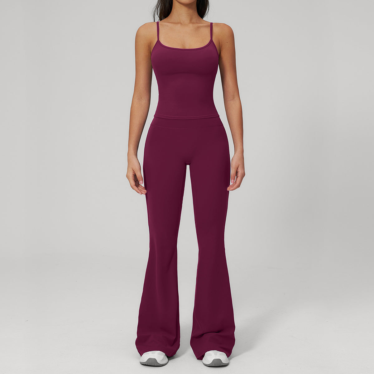 Conjunto de ropa deportiva elástica para mujer al por mayor
