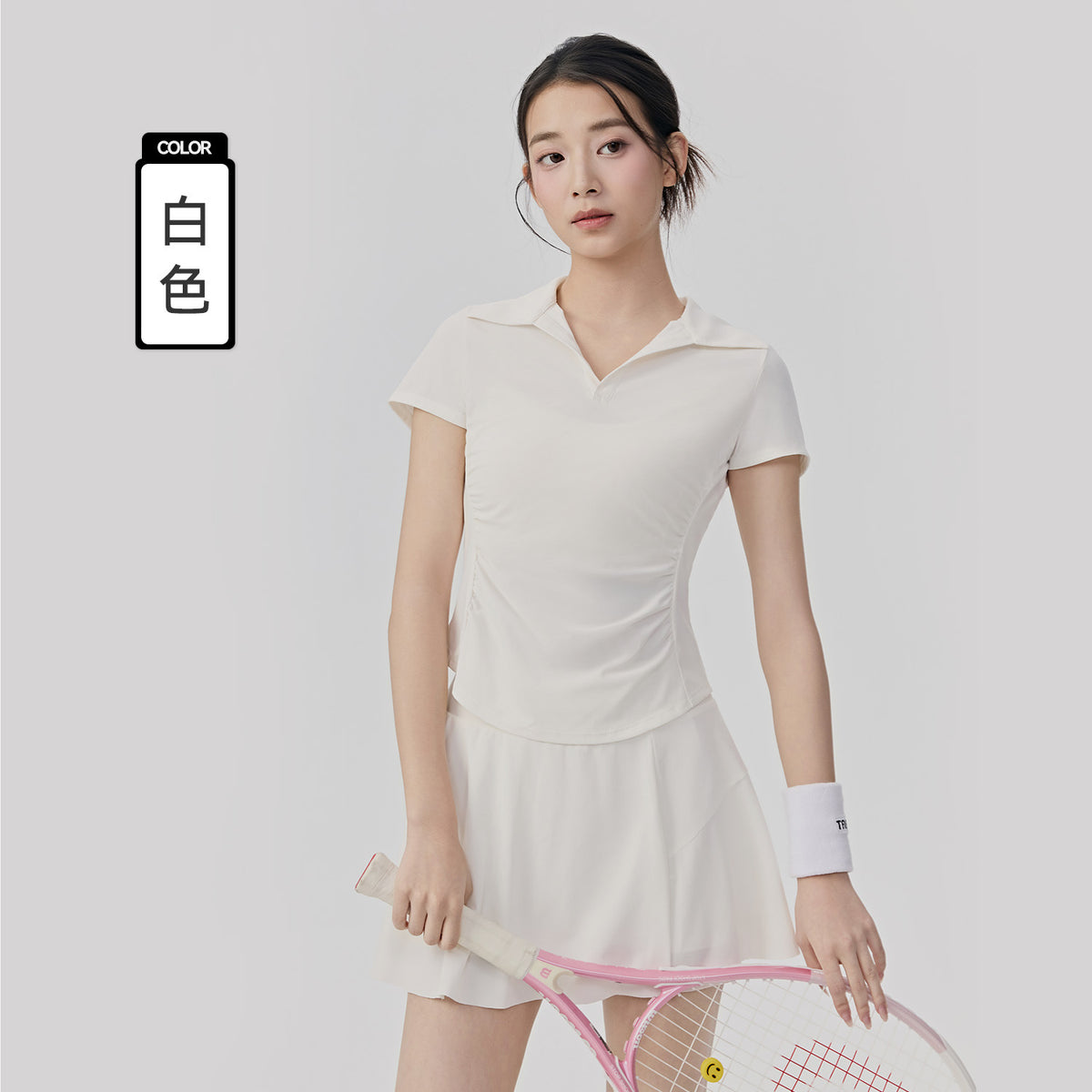 Conjunto de ropa deportiva acanalada para mujer al por mayor