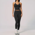 Conjunto de ropa deportiva de compresión para mujer al por mayor