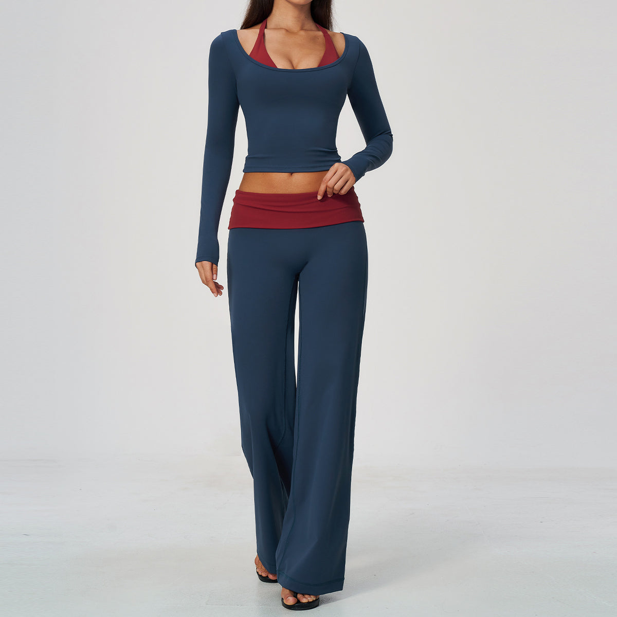 Conjunto de ropa deportiva Willow Flex para mujer al por mayor