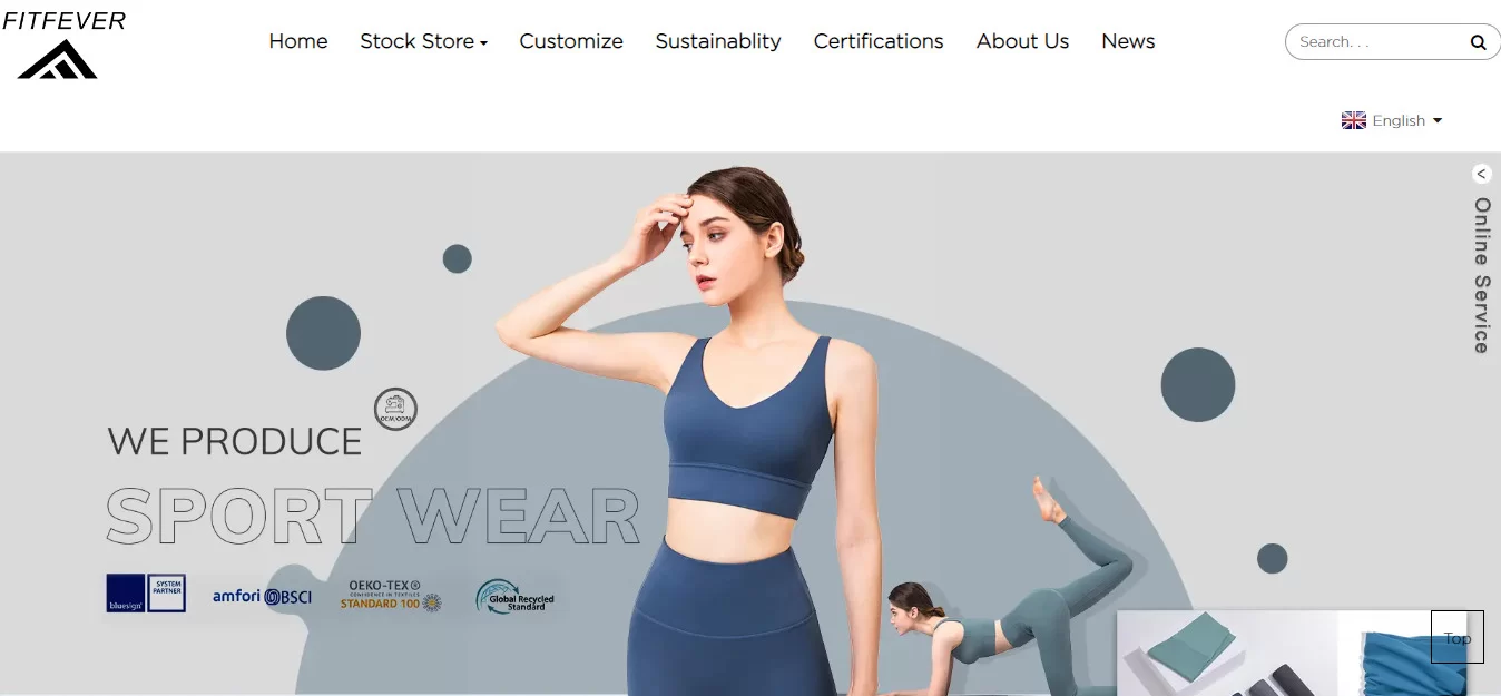 List of Top 8 Activewear Suppliers from Around the World