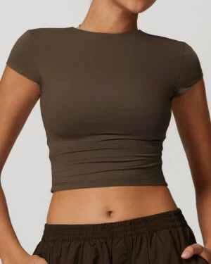Wholesale Women T-shirt short sleeve fitness high quality