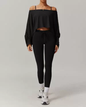 Wholesale Women   long sleeve with skinny pants set