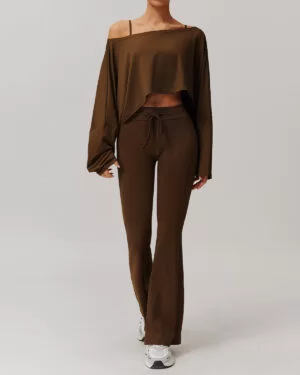 Wholesale Women  long sleeve with bell pants set