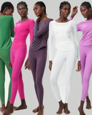 Wholesale Woman long sleeve with long pants set