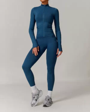 Wholesale Women jacket with trousers high quality set
