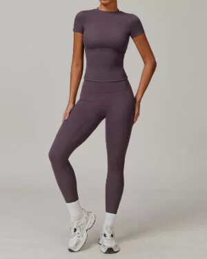 Wholesale Women long t-shirt with pants pants set