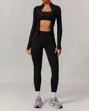 Wholesale Women Jacket , Bra with pants high quality set