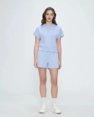Wholesale Women tops t-shirt with shorts high quality set