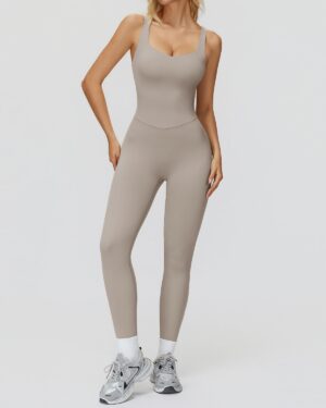Wholesale Slim Yoga Long Jumpsuit