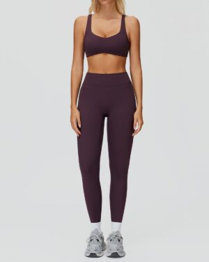 Wholesale Quick Dry Yoga Bra With pants Set