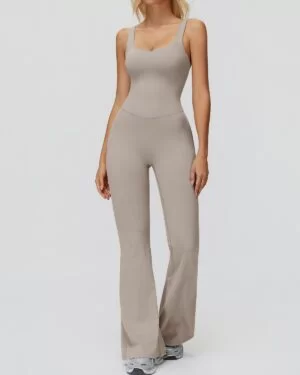 Wholesale Flared Yoga Jumpsuit