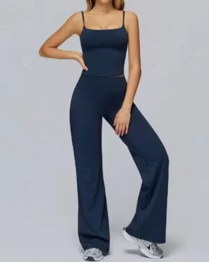 Wholesale Yoga Sports Vest With long Trousers Set