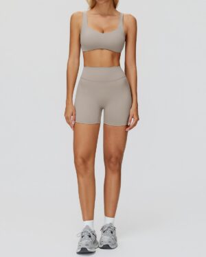Wholesale Quick Dry Yoga Bra With Short Set