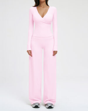 Wholesale Women's Seamless Studio Activewear Set - Longsleeves +