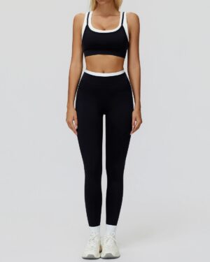 Wholesale Ribbed Yoga Bra With Pants Set