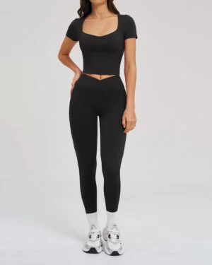 Wholesale Women's Seamless Running Activewear Set