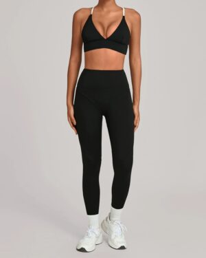 Wholesale Contrast Yoga Set