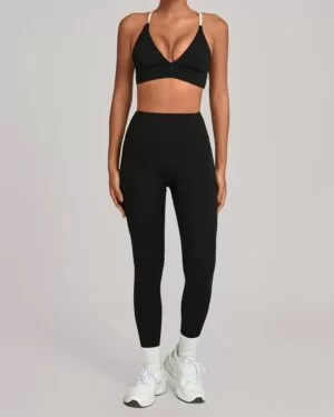 Wholesale Contrast Yoga Set