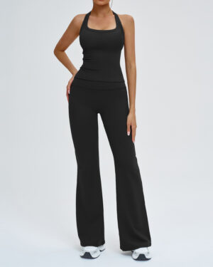 Wholesale Women's Ribbed Fitness Activewear Set