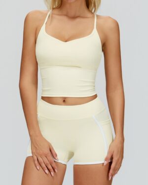 Wholesale Hollow Back Yoga Set