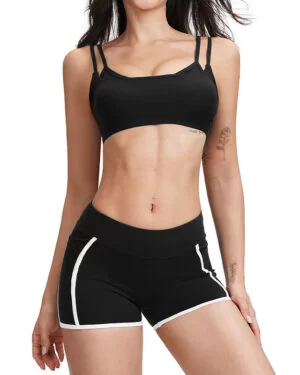 Wholesale Contrast Stitch Yoga Set