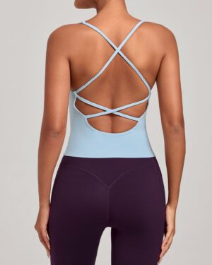 Wholesale Cross Back Yoga Tank Top