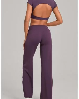 Wholesale Open Back Yoga Set