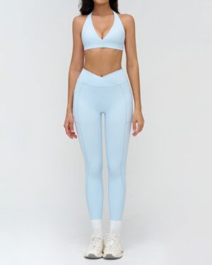 Wholesale High Neck Yoga Set