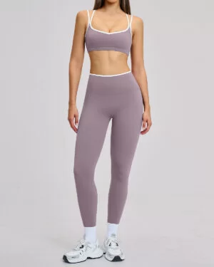 Wholesale Women's Slim Fit Activewear Set - Bra + Trousers