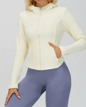 Wholesale Fleece Hooded Jacket