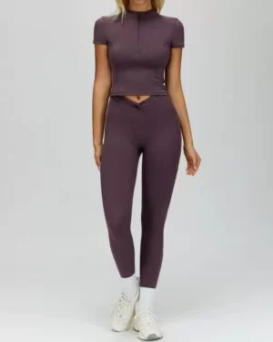 Wholesale Bare Feel Yoga Short sleeves With Pants Set