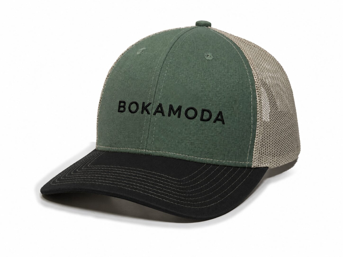 Woven patch cap